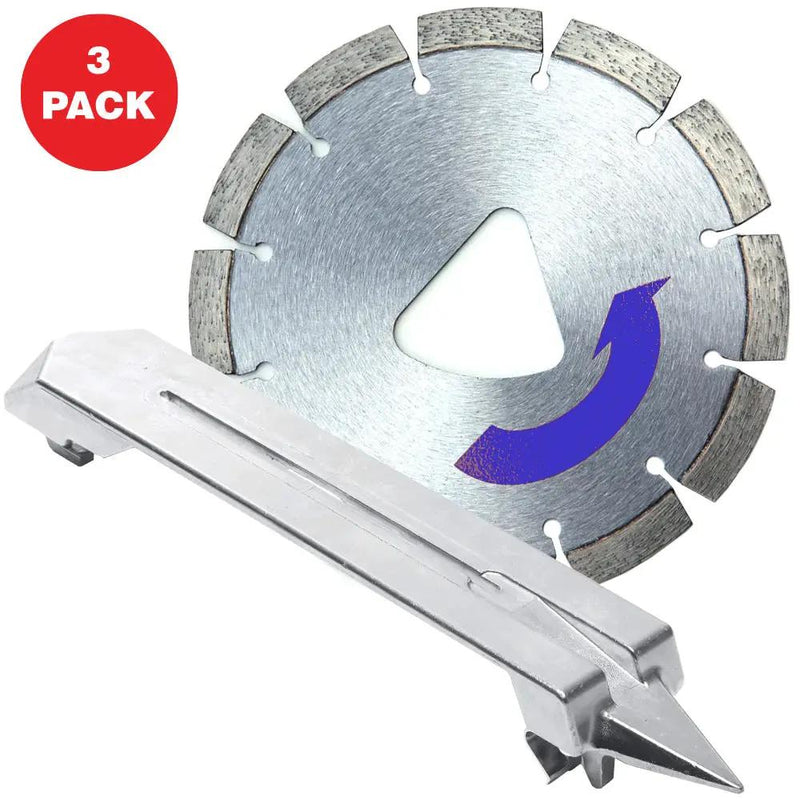 6" XP Purple Series Diamond Premium Hard Concrete Saw Blade – 3 Pack by Tomahawk Power