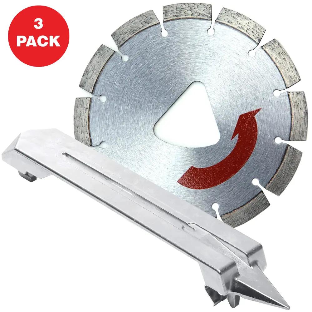 6" XP Red Series Diamond Premium Hard Concrete Saw Blade – 3 Pack by Tomahawk Power