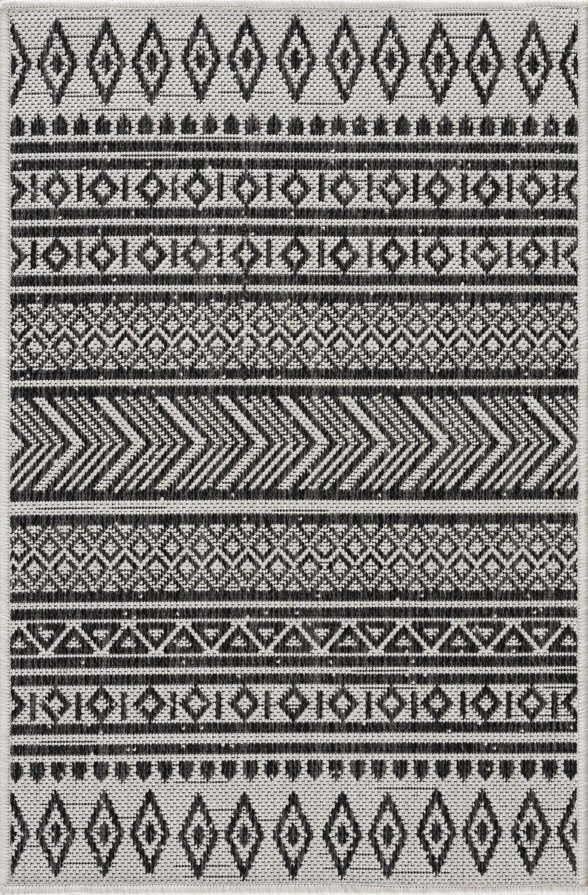 Imboden Black&White Outdoor Rug, photo 19 of 26