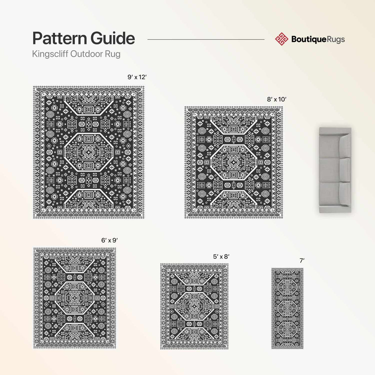 Kingscliff Nordic Outdoor Rug - Clearance, photo 28 of 28