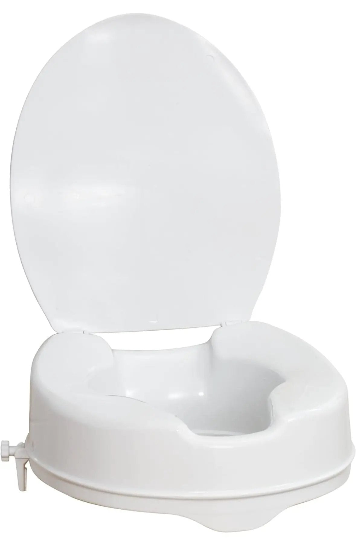 Drive Medical 770-626 AquaSense Raised Toilet Seat with Lid, Standard Seat, White by Selzalot
