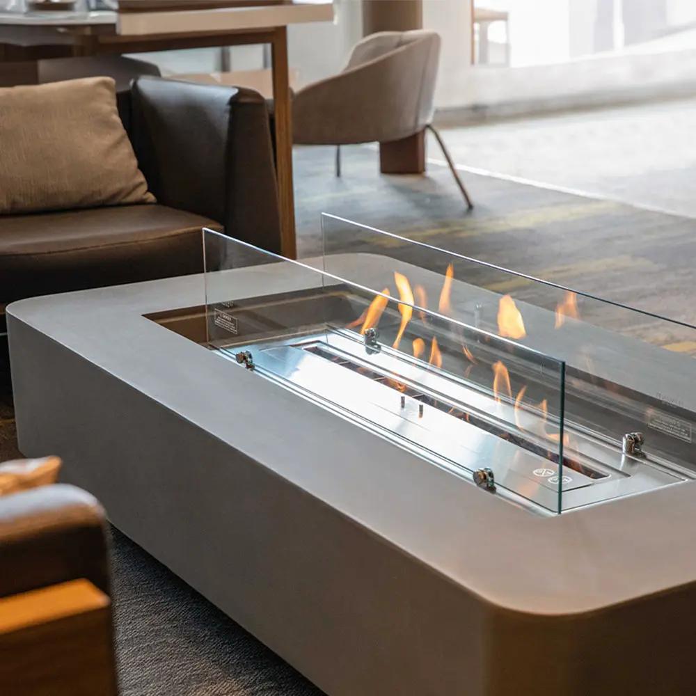 Elementi Sydney Ethanol Fire Pit 61.9 x 29.9 Inches by EnvelorHome