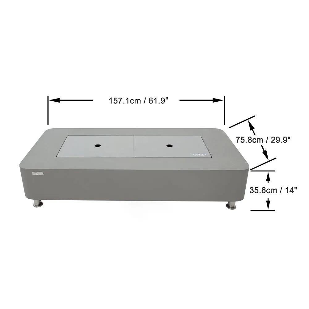 Elementi Sydney Ethanol Fire Pit 61.9 x 29.9 Inches by EnvelorHome