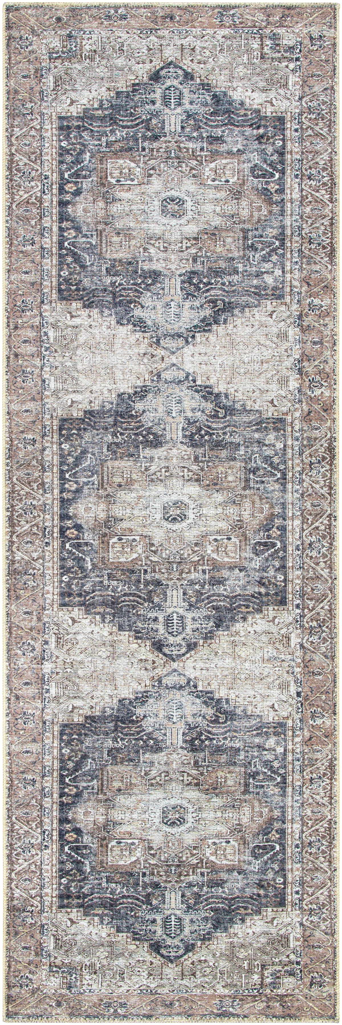 Beige Rosman Washable Area Rug - Clearance, photo 5 of 16