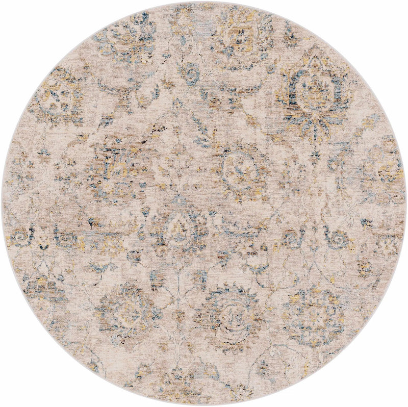 Morinville Teal Floral Rug by Boutique Rugs