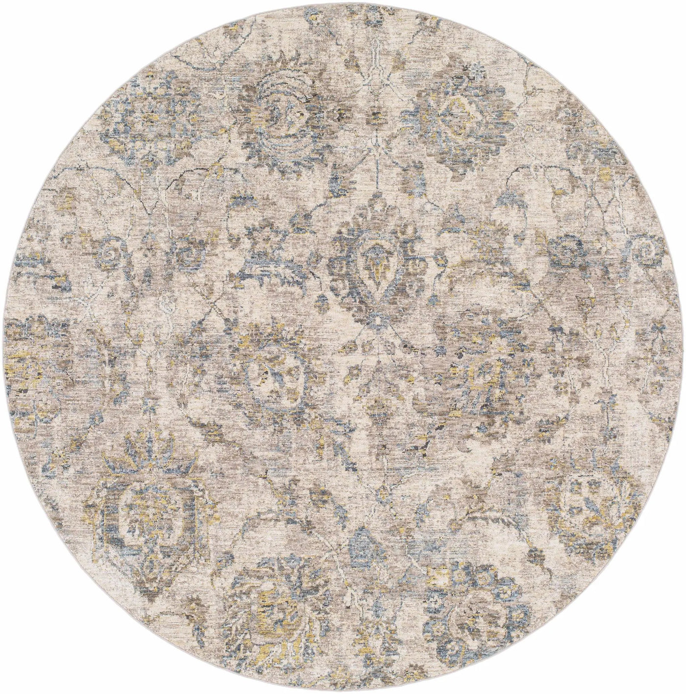Morinville Teal Floral Rug by Boutique Rugs