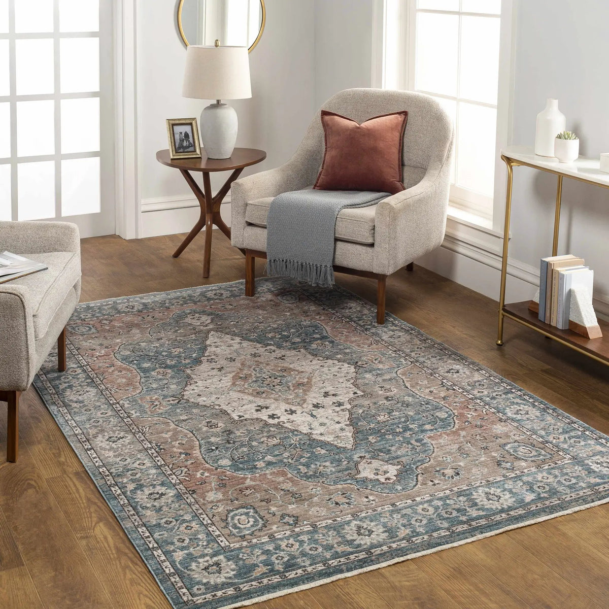 Edremit Area Rug - Clearance, installed in a room 4