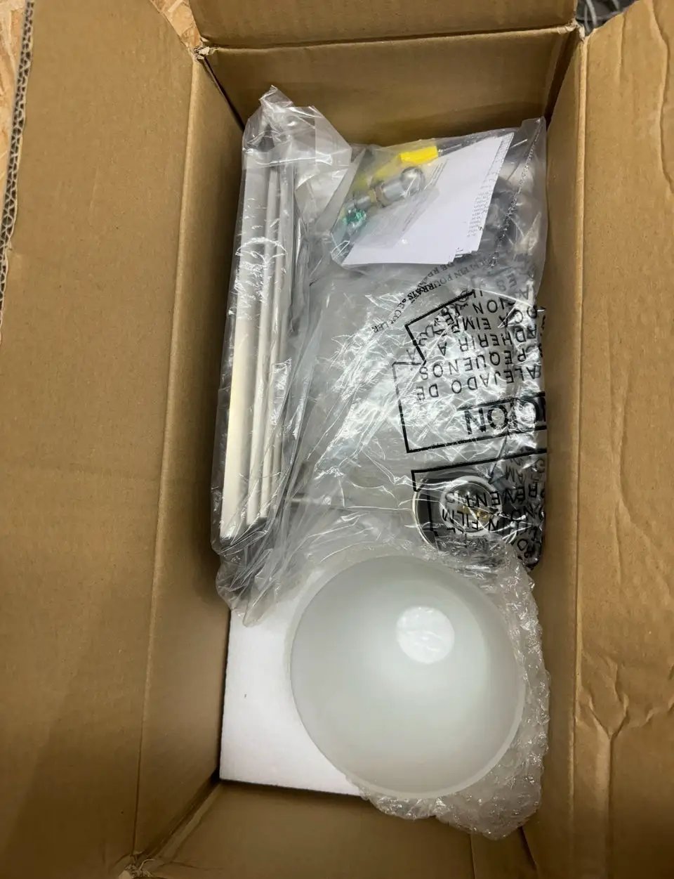 Kichler 12.25" 2-Light Vanity Bath Light in Brushed Nickel, Modern Bathroom Light with Clear Satin Etched Glass, (12.25" W x 8" H), 5336NIS by Selzalot
