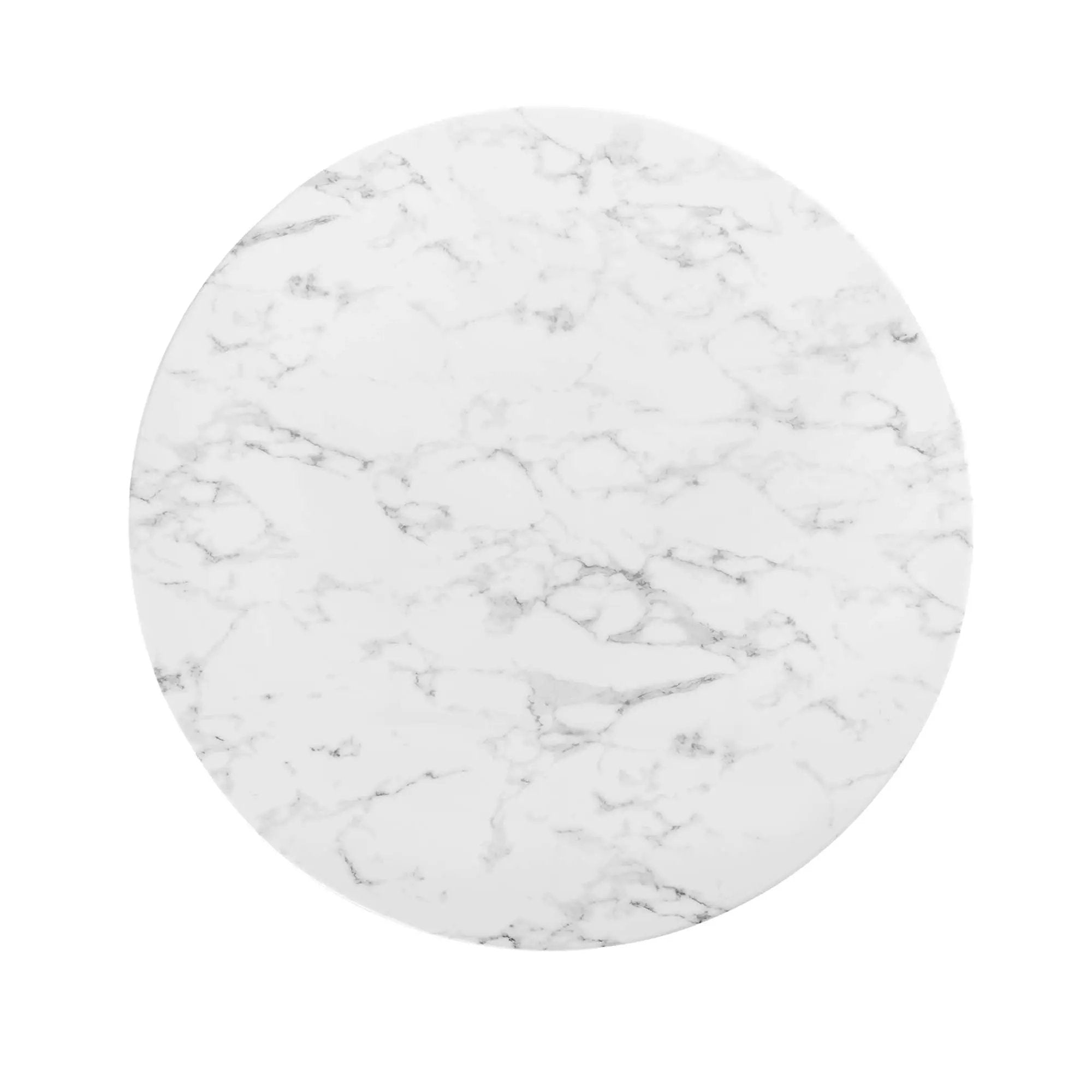 Lippa 48" Round Faux Marble Dining Table by Modway by HouseOfZazla