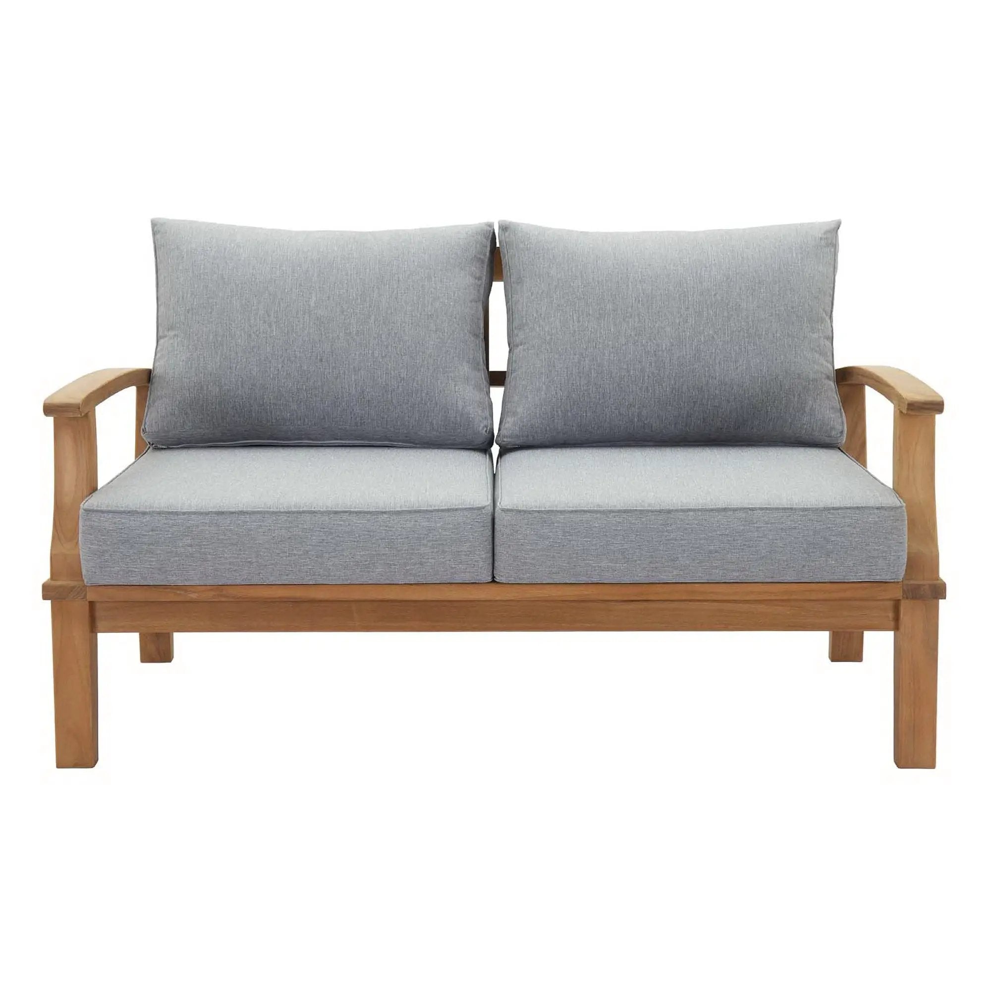 Marina Outdoor Patio Teak Loveseat by Modway by HouseOfZazla