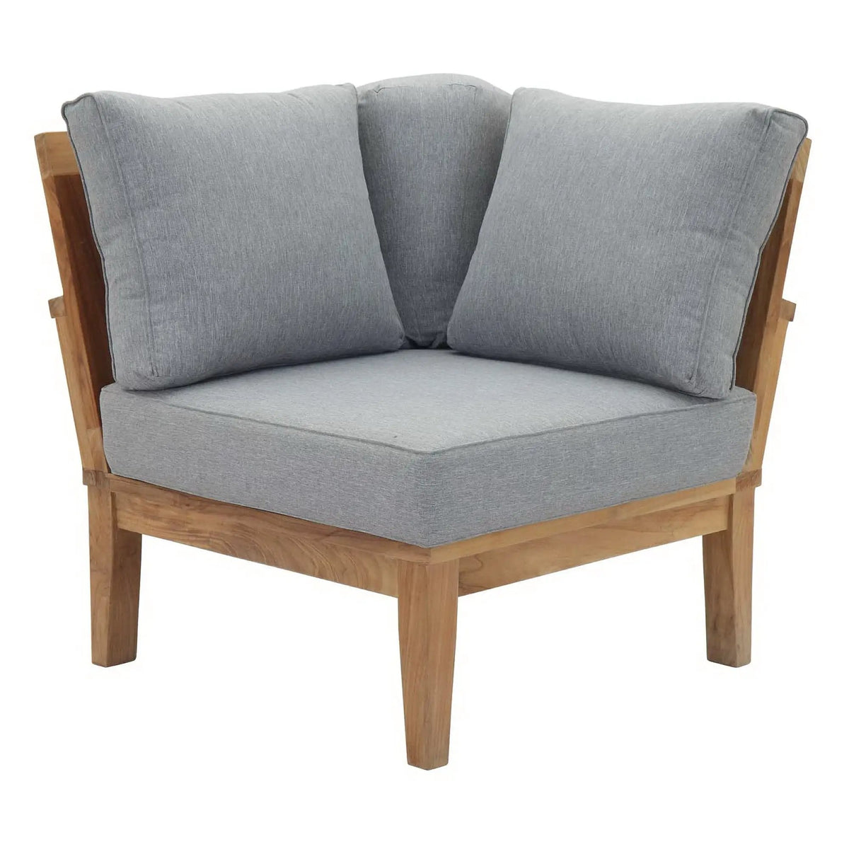 Marina Outdoor Patio Teak Corner Sofa by Modway by HouseOfZazla