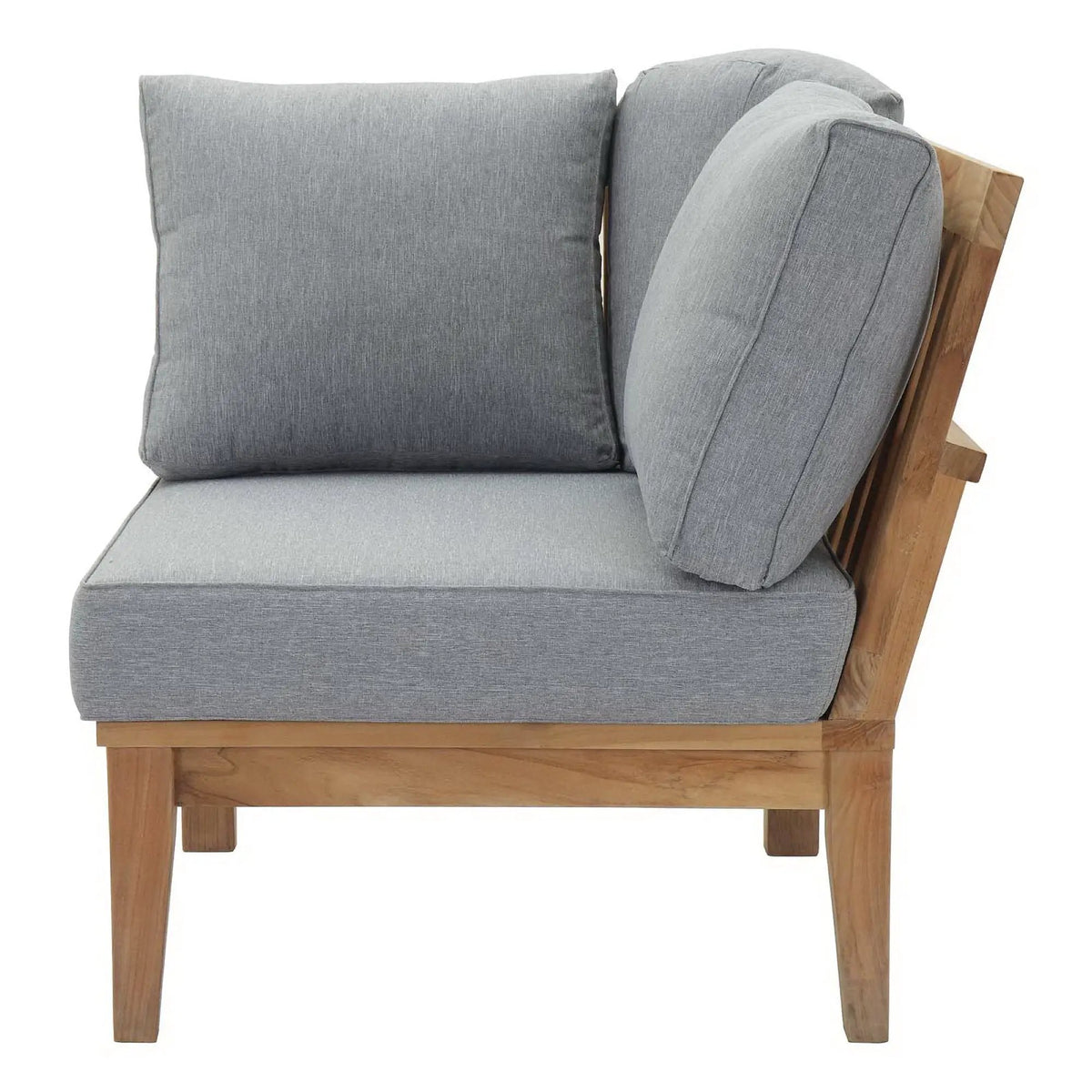 Marina Outdoor Patio Teak Corner Sofa by Modway by HouseOfZazla