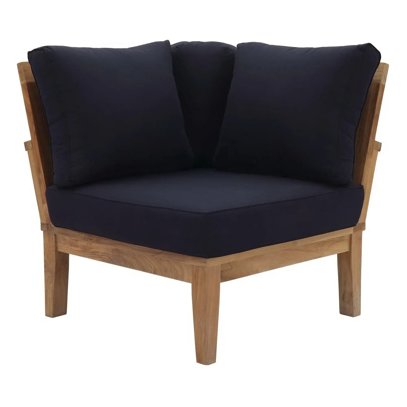 Marina Outdoor Patio Teak Corner Sofa by Modway by HouseOfZazla