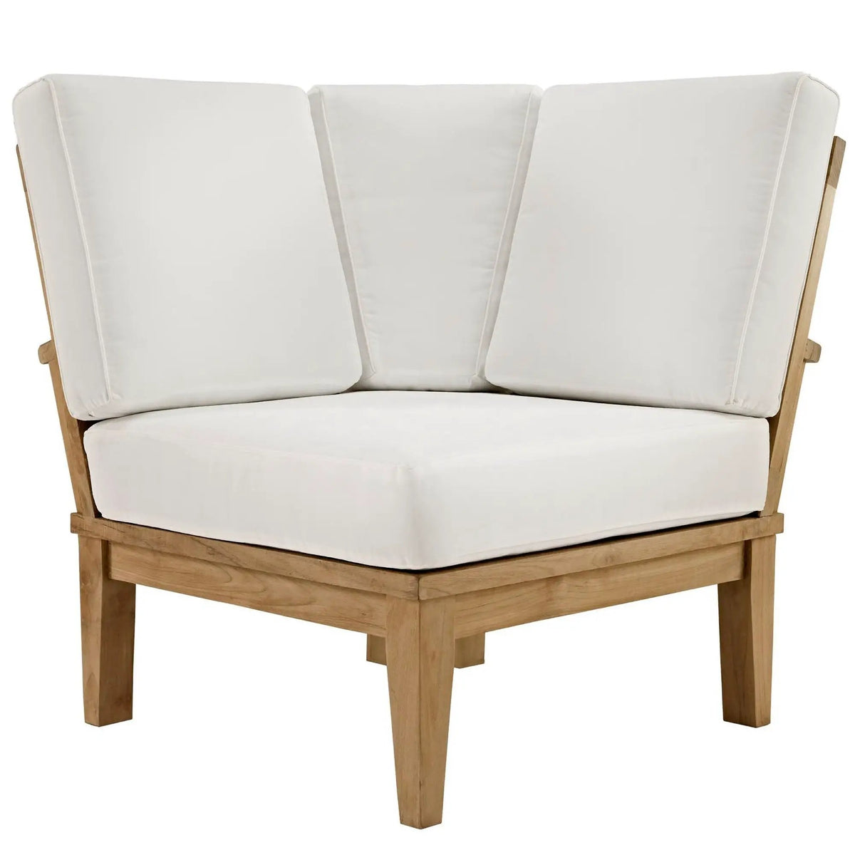 Marina Outdoor Patio Teak Corner Sofa by Modway by HouseOfZazla