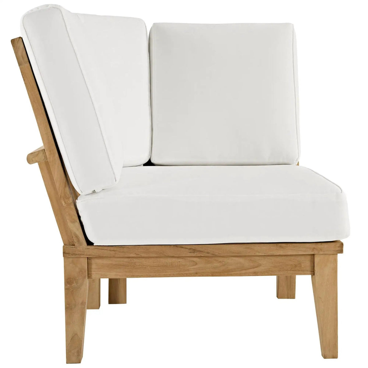 Marina Outdoor Patio Teak Corner Sofa by Modway by HouseOfZazla