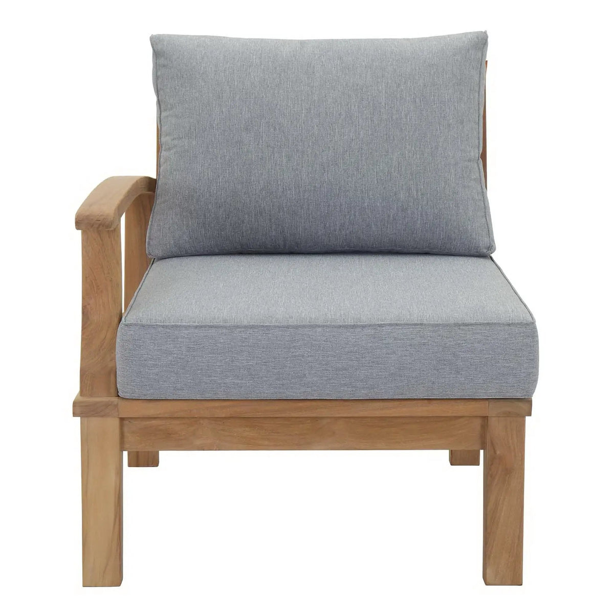 Marina Outdoor Patio Teak Left-Facing Sofa by Modway by HouseOfZazla
