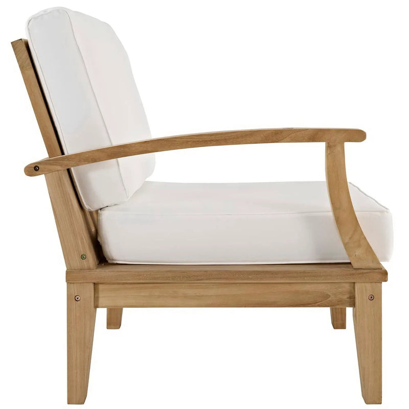 Marina Outdoor Patio Teak Left-Facing Sofa by Modway by HouseOfZazla