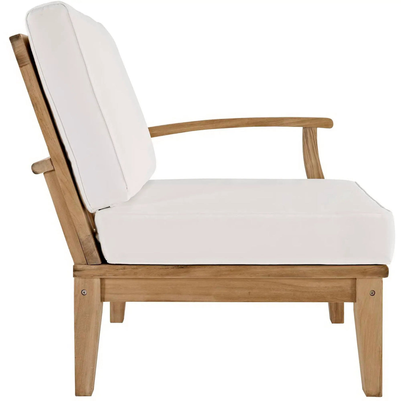 Marina Outdoor Patio Teak Right-Facing Sofa by Modway by HouseOfZazla
