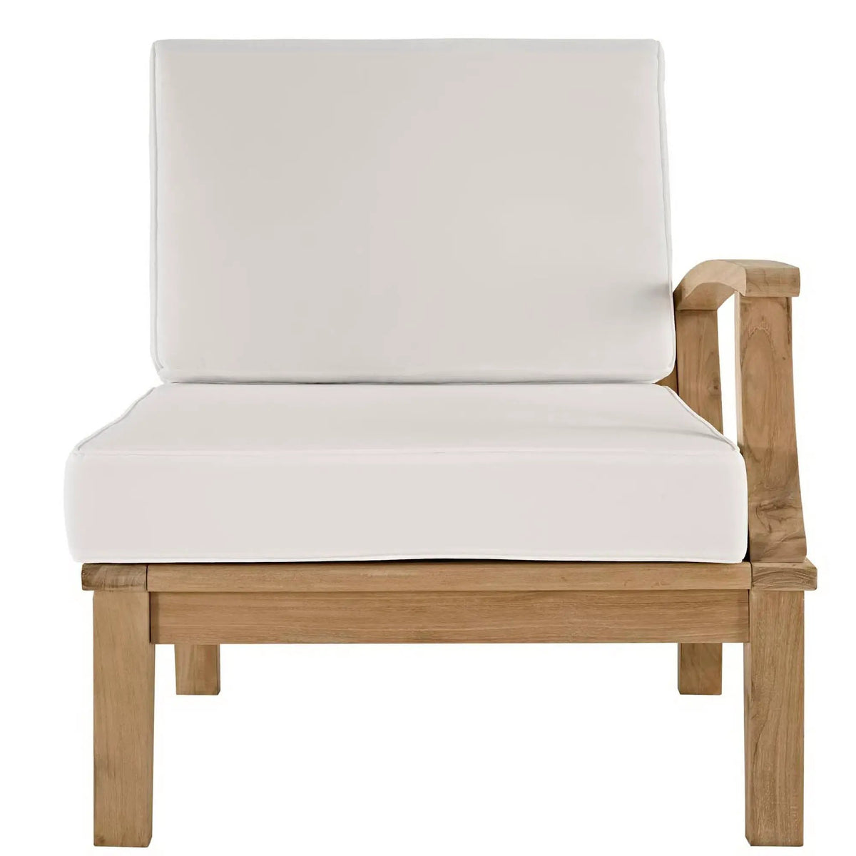 Marina Outdoor Patio Teak Right-Facing Sofa by Modway by HouseOfZazla