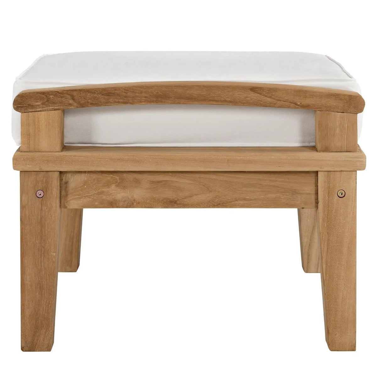 Marina Outdoor Patio Teak Ottoman by Modway by HouseOfZazla