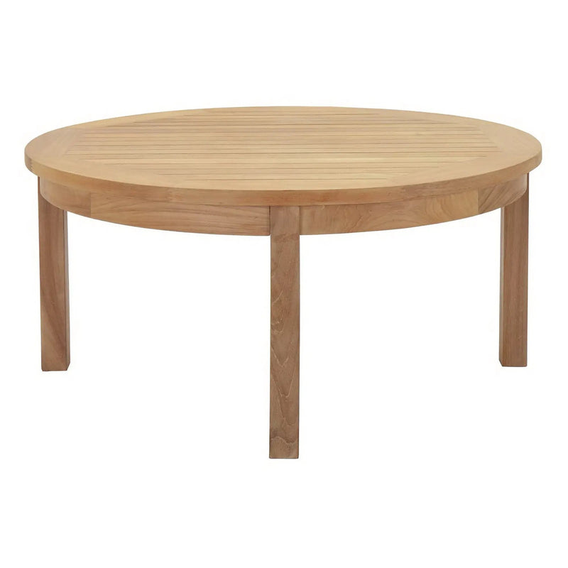 Marina Outdoor Patio Teak Round Coffee Table by Modway by HouseOfZazla