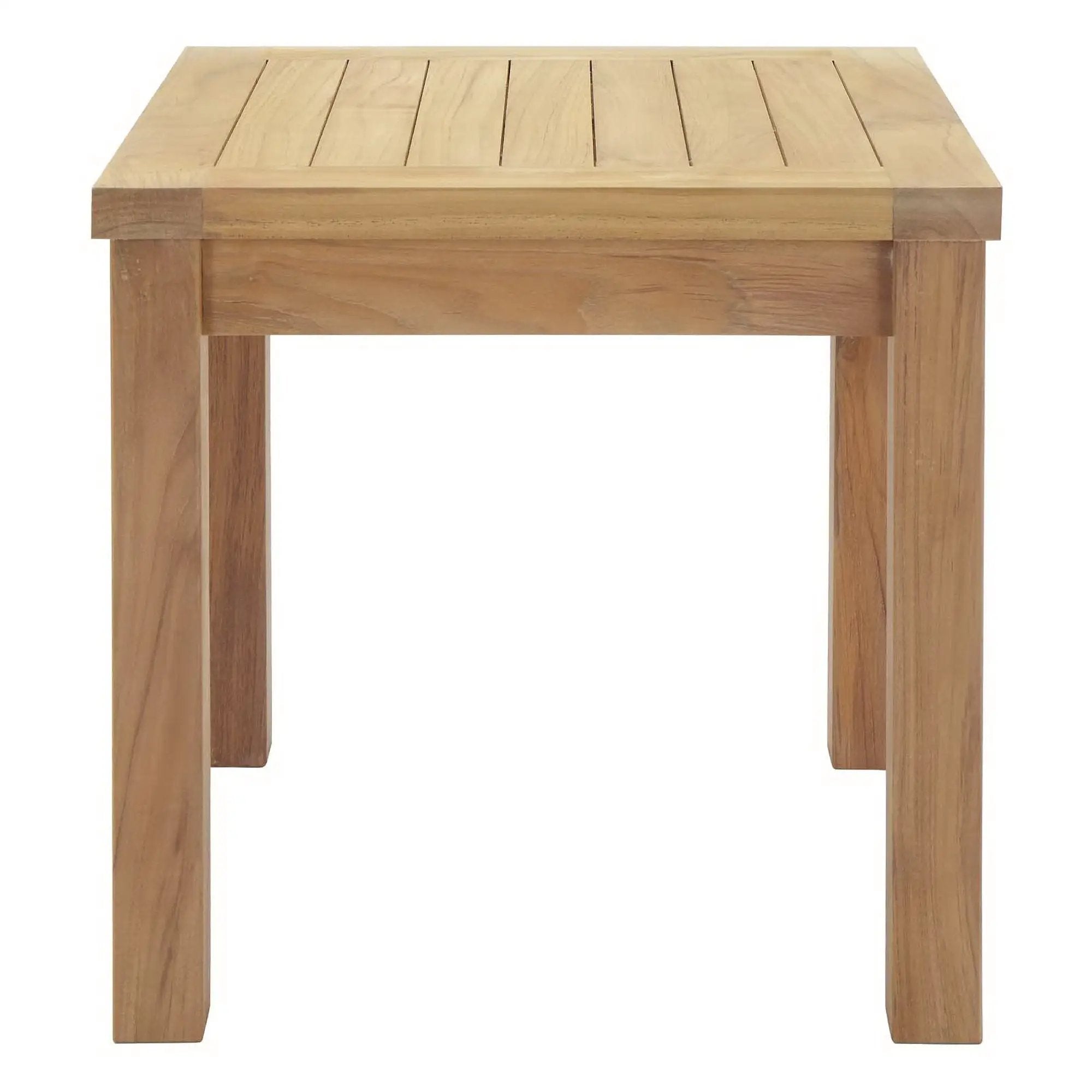 Marina Outdoor Patio Teak Side Table by Modway by HouseOfZazla