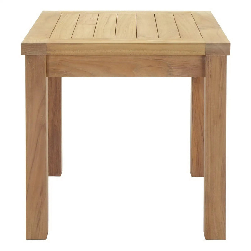 Marina Outdoor Patio Teak Side Table by Modway by HouseOfZazla