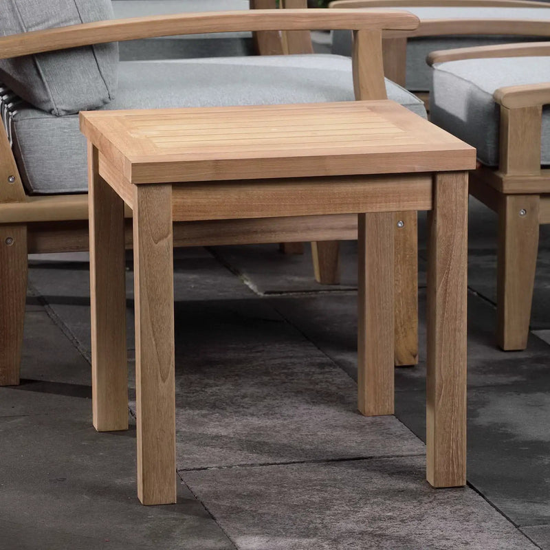 Marina Outdoor Patio Teak Side Table by Modway by HouseOfZazla
