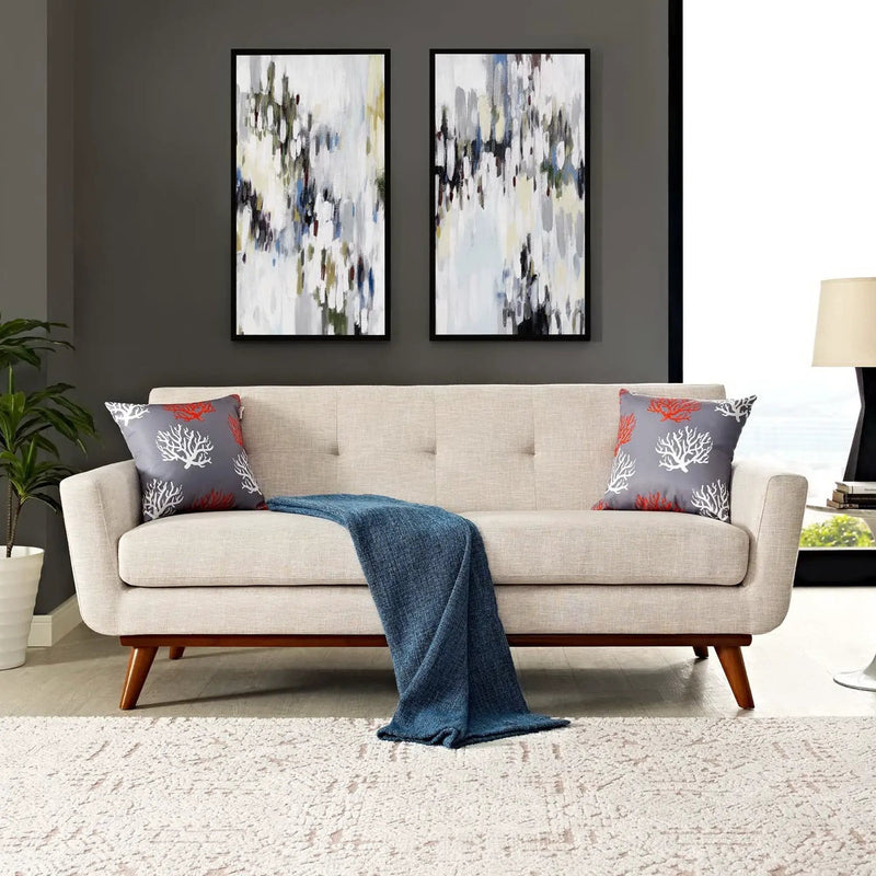 Engage Upholstered Fabric Loveseat by Modway by HouseOfZazla
