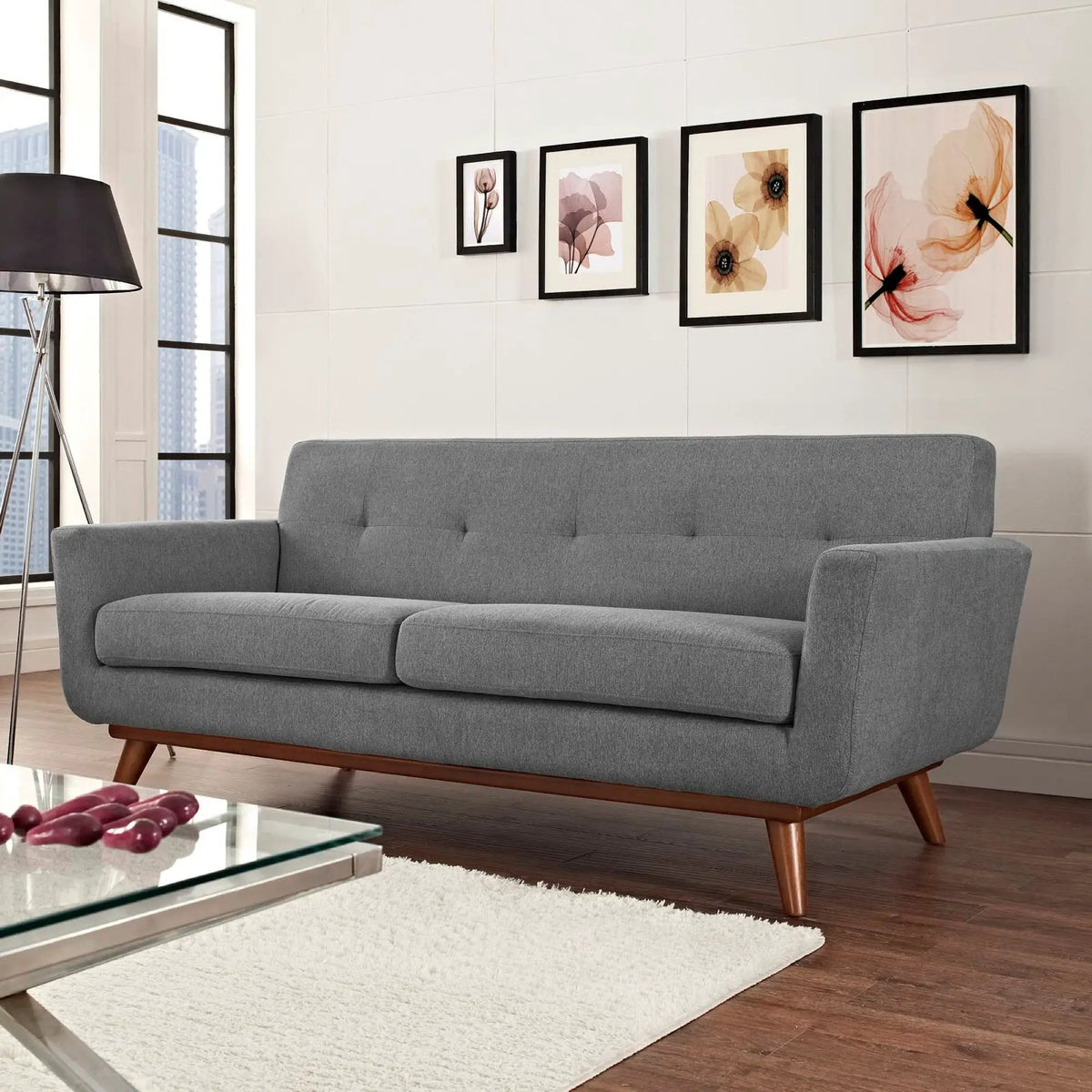 Engage Upholstered Fabric Loveseat by Modway by HouseOfZazla