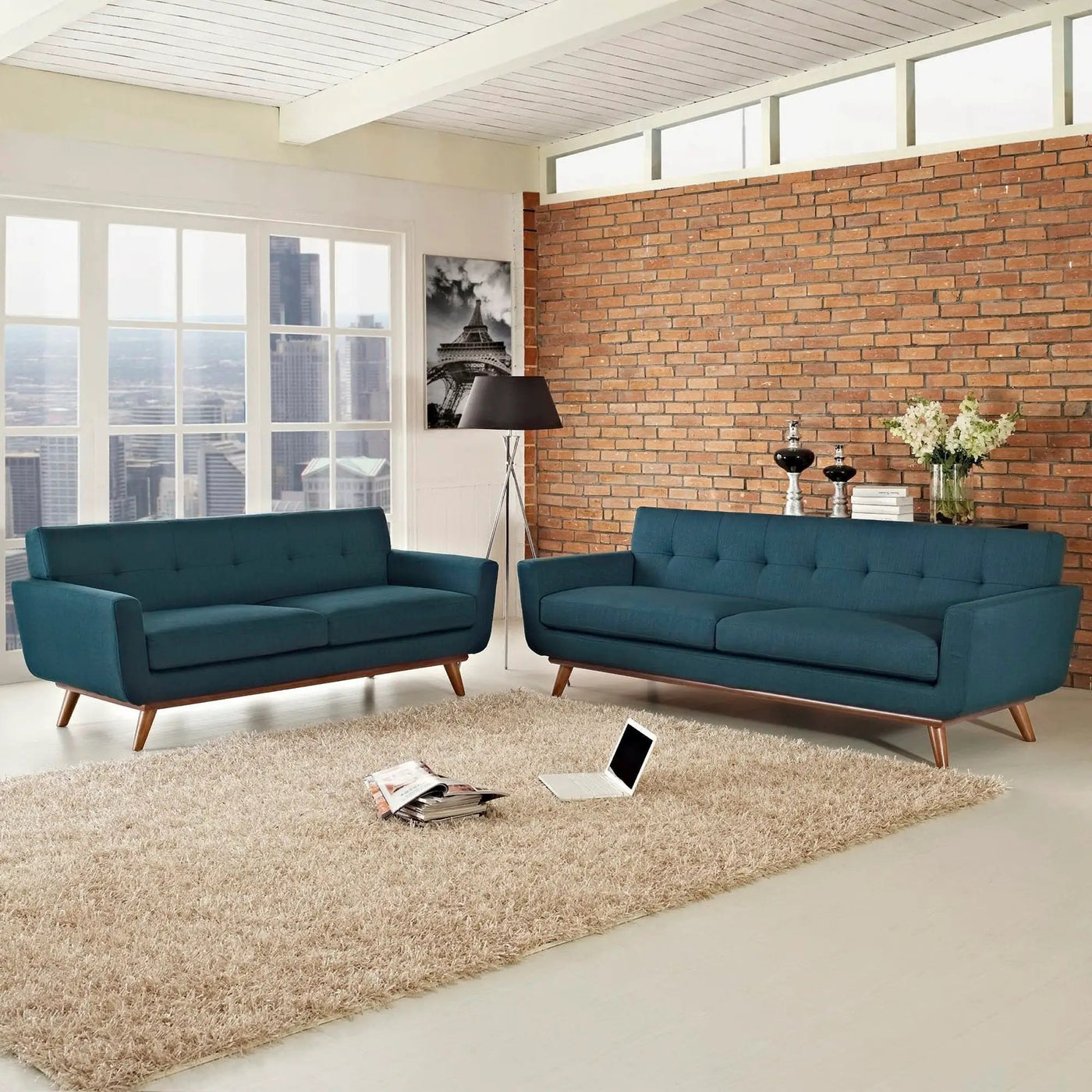 Engage Loveseat and Sofa Set of 2 by Modway by HouseOfZazla