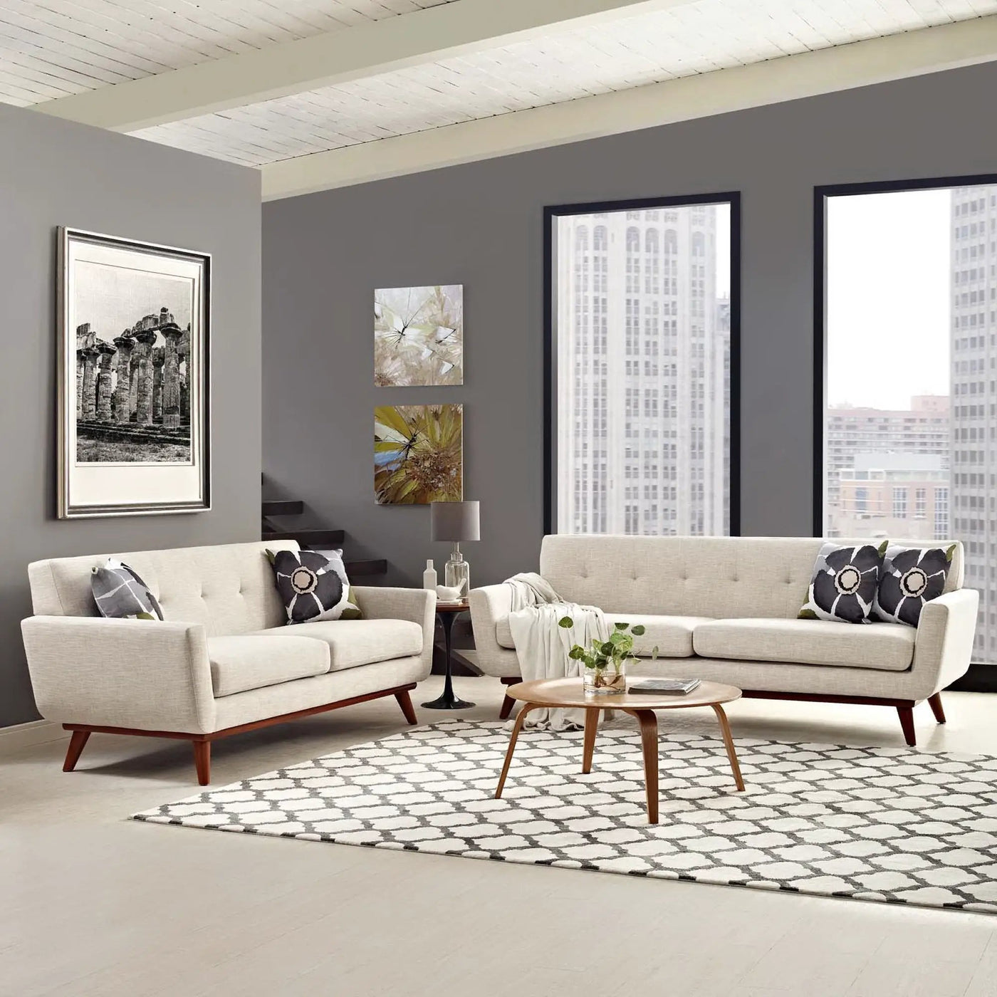 Engage Loveseat and Sofa Set of 2 by Modway by HouseOfZazla