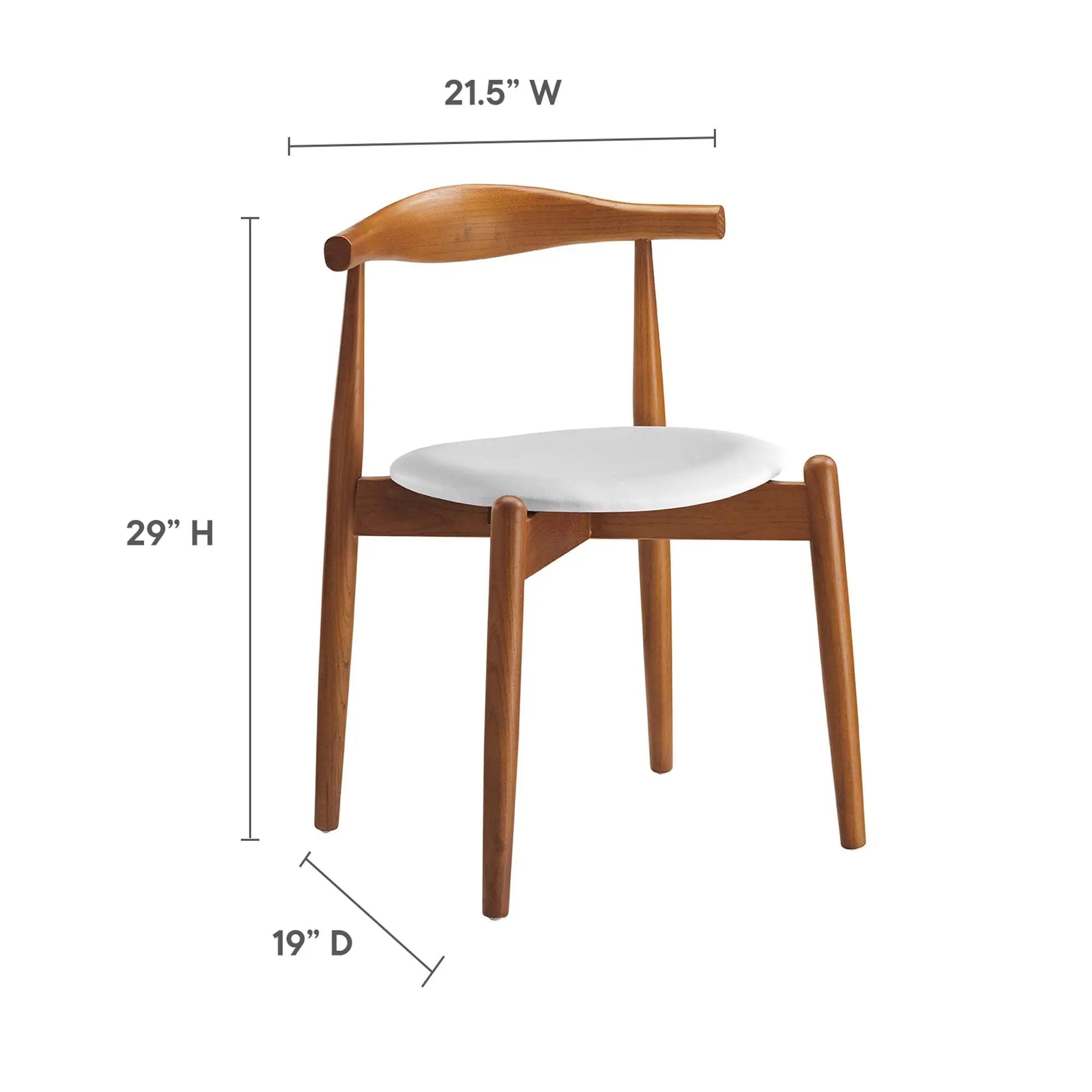 Stalwart Dining Side Chairs Set of 2 by Modway by HouseOfZazla