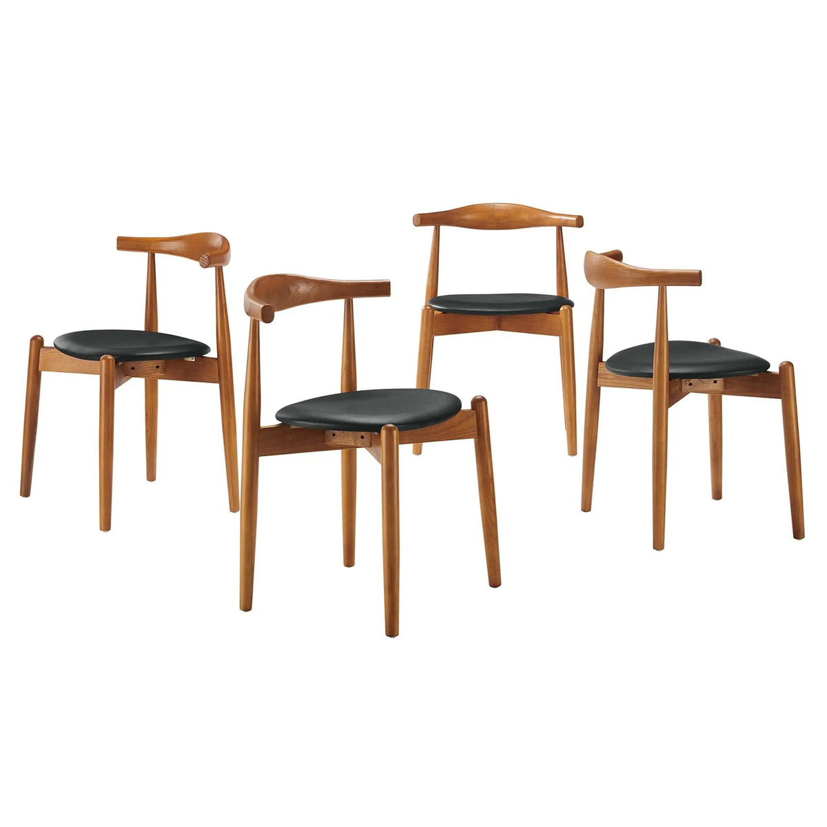 Stalwart Dining Side Chairs Set of 4 by Modway by HouseOfZazla