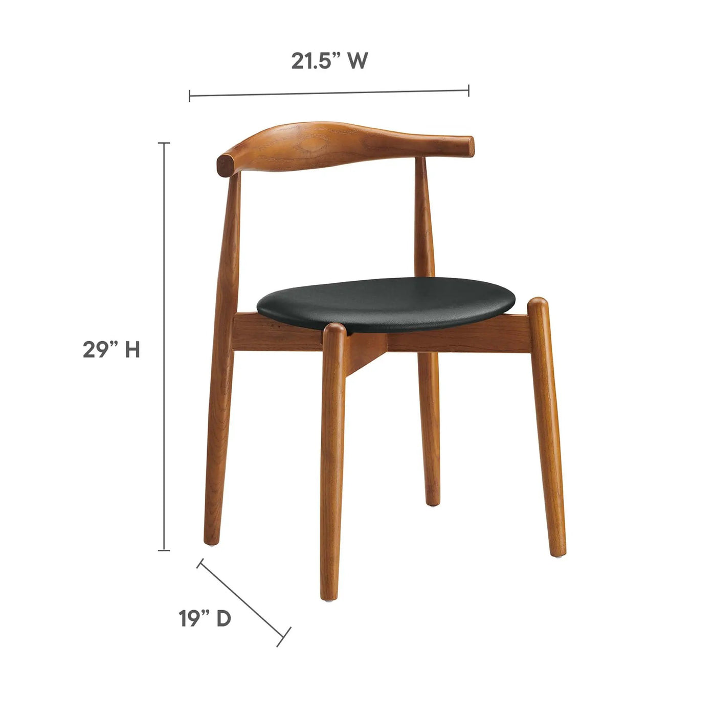 Stalwart Dining Side Chairs Set of 4 by Modway by HouseOfZazla