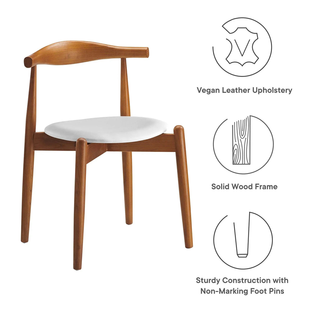 Stalwart Dining Side Chairs Set of 4 by Modway by HouseOfZazla