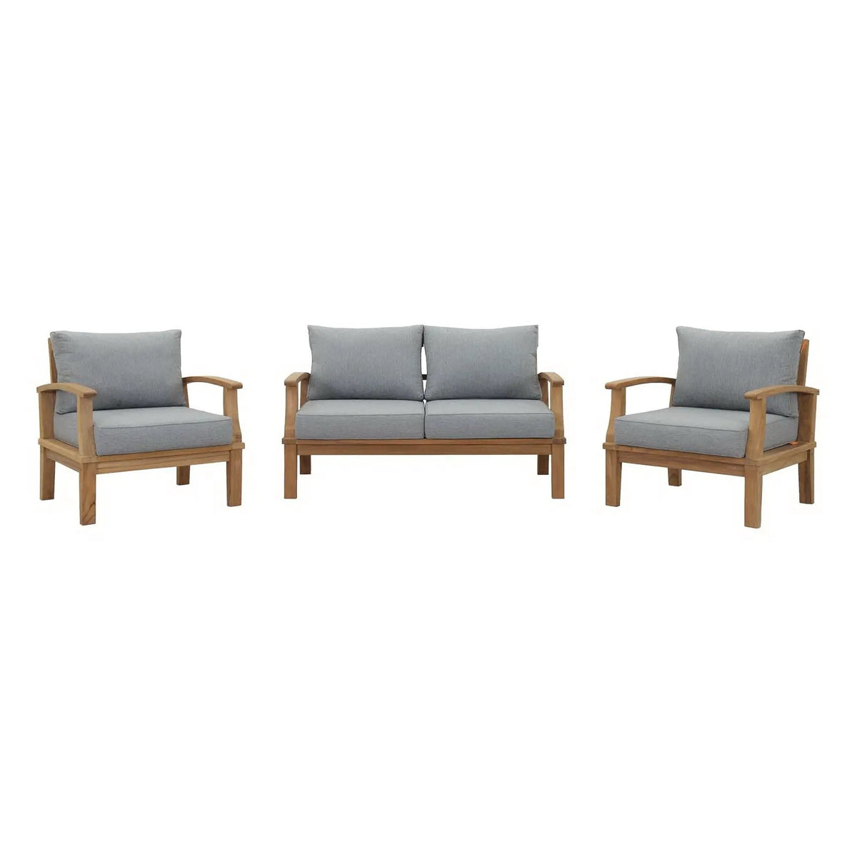 Marina 3 Piece Outdoor Patio Teak Set by Modway by HouseOfZazla
