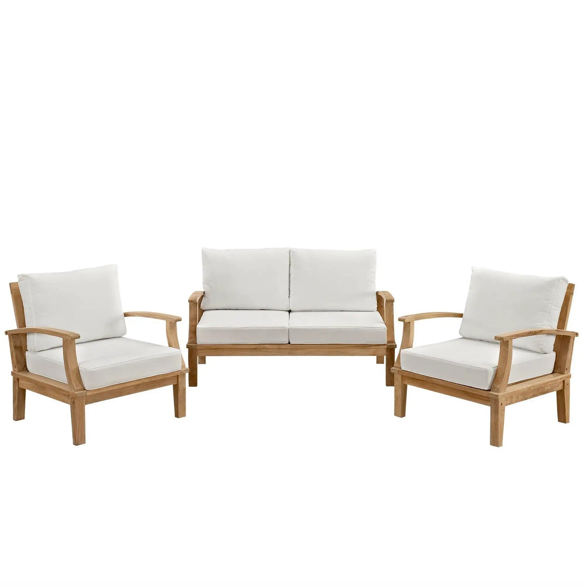 Marina 3 Piece Outdoor Patio Teak Set by Modway by HouseOfZazla