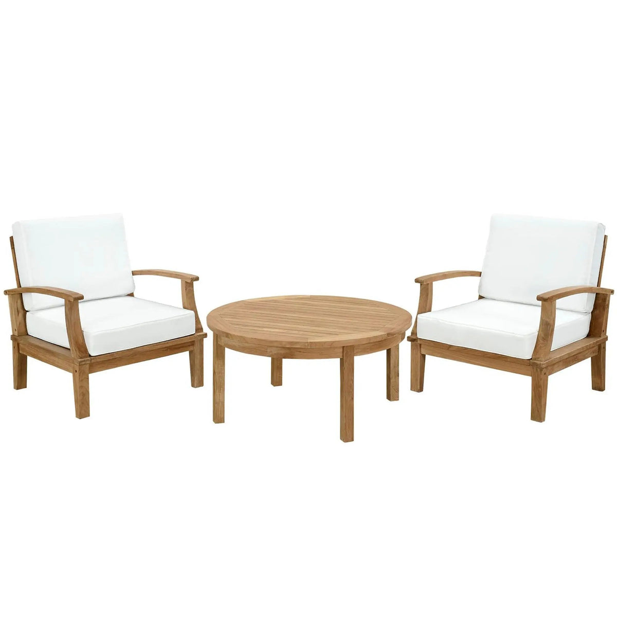 Marina 3 Piece Outdoor Patio Teak Set by Modway by HouseOfZazla