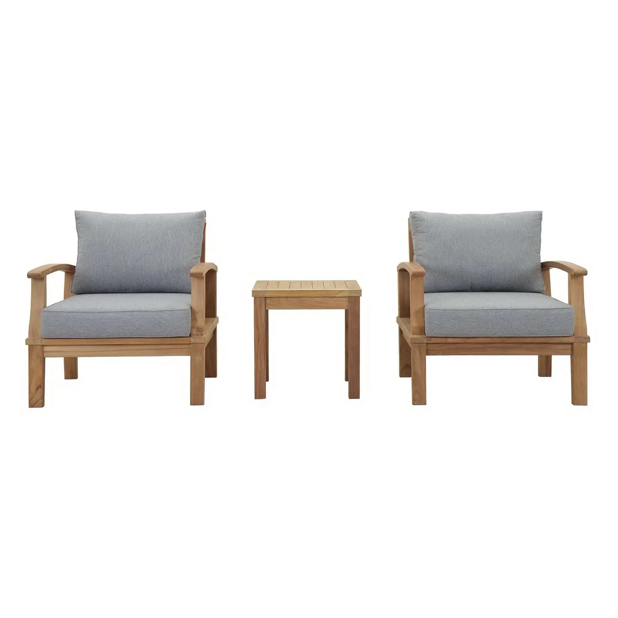 Marina 3-Piece Outdoor Patio Teak Set by Modway by HouseOfZazla