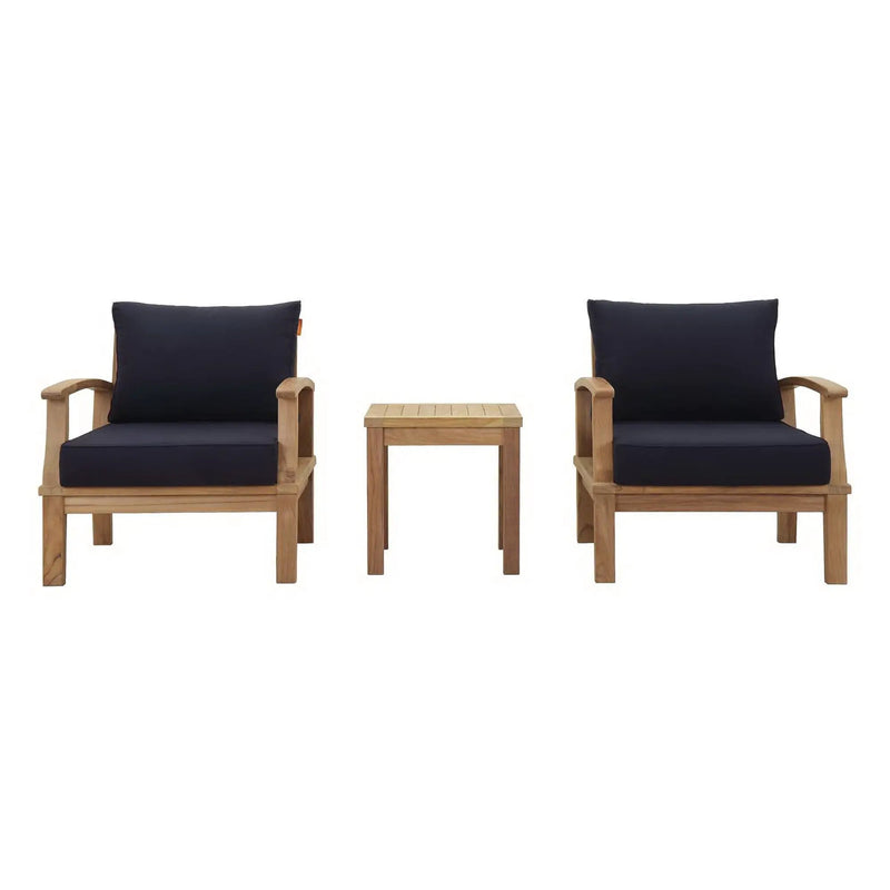 Marina 3-Piece Outdoor Patio Teak Set by Modway by HouseOfZazla