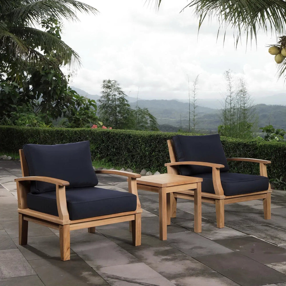 Marina 3-Piece Outdoor Patio Teak Set by Modway by HouseOfZazla
