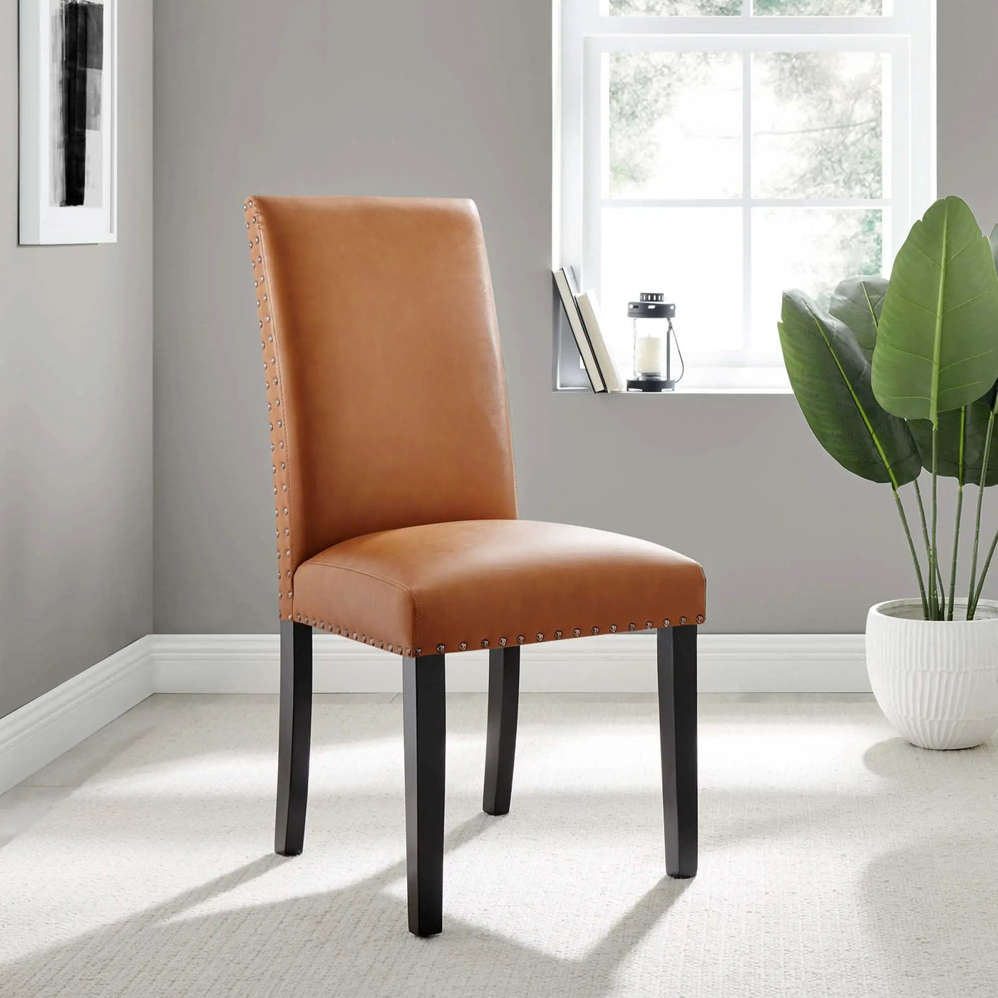 Parcel Dining Faux Leather Side Chair by Modway by HouseOfZazla