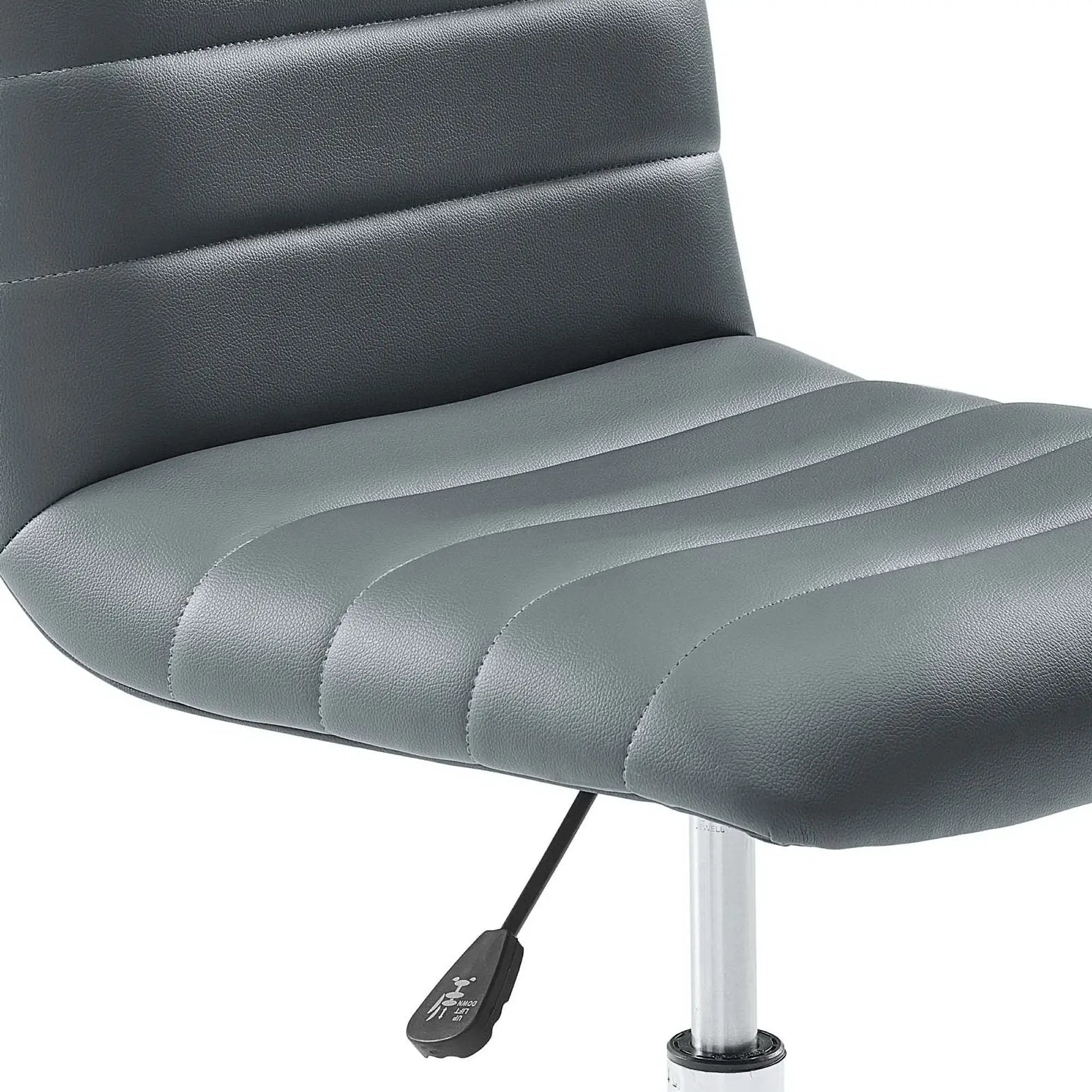Ripple Armless Mid Back Vinyl Office Chair by Modway by HouseOfZazla