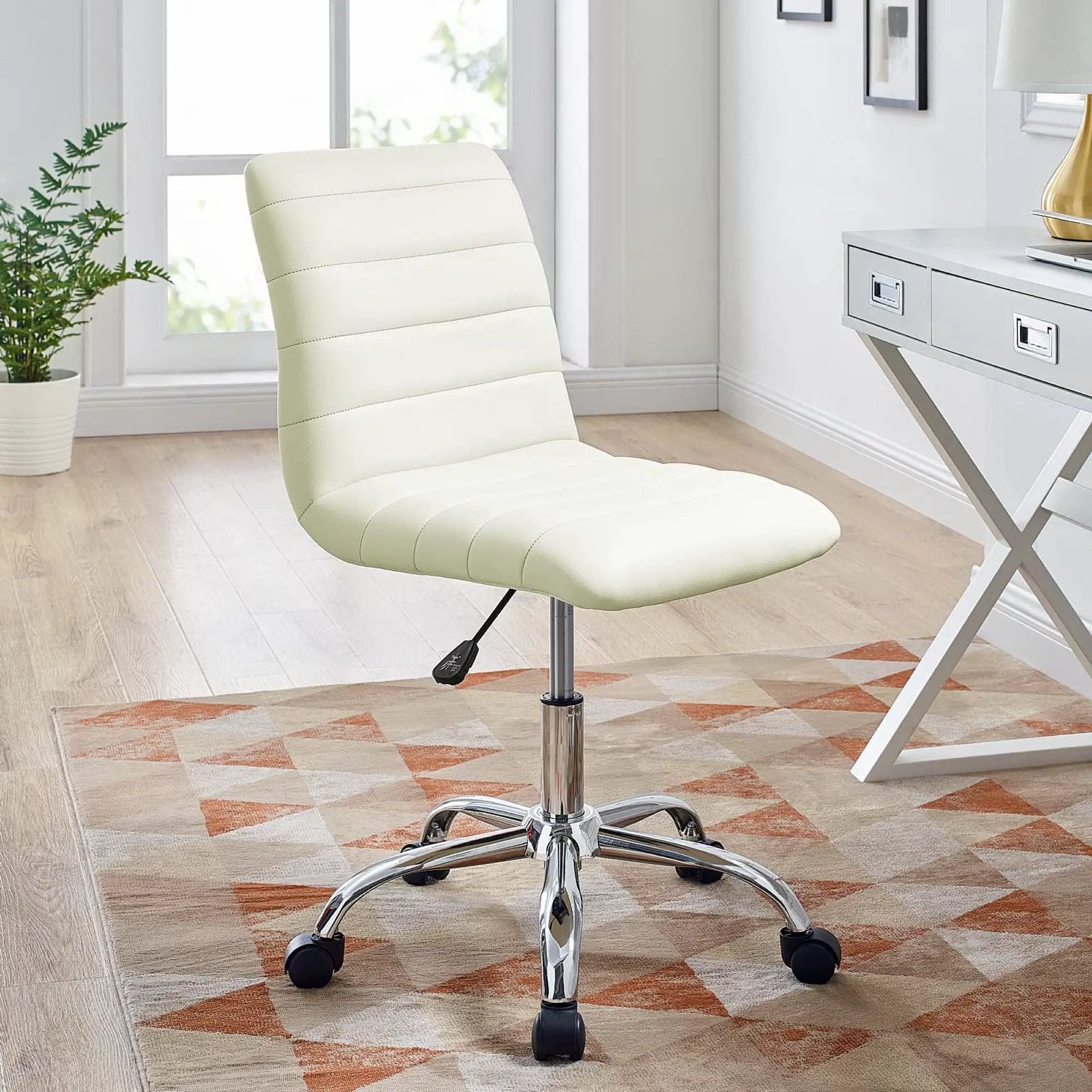 Ripple Armless Mid Back Vinyl Office Chair by Modway by HouseOfZazla
