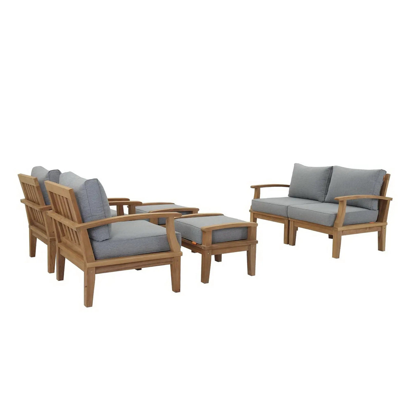 Marina 6 Piece Outdoor Patio Teak Set by Modway by HouseOfZazla