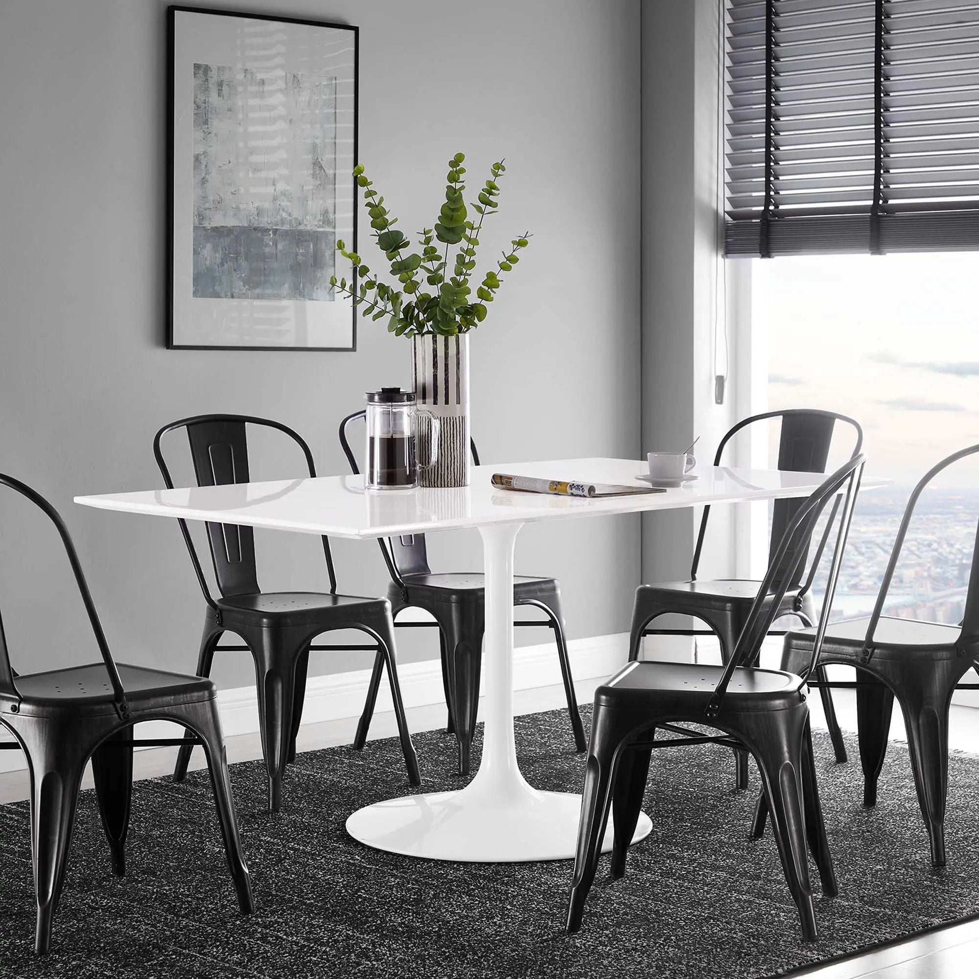 Lippa 60" Rectangle Wood Dining Table by Modway by HouseOfZazla