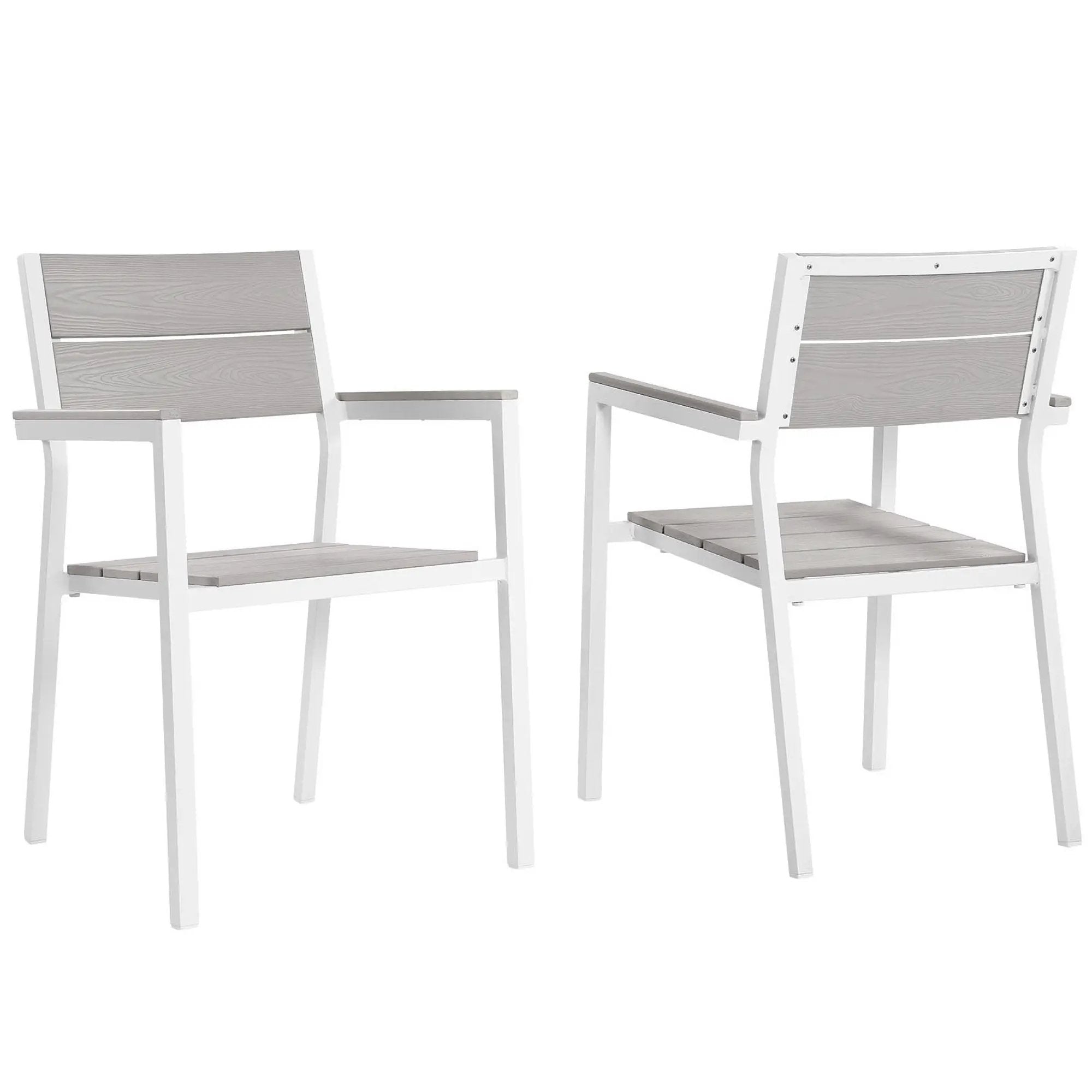 Maine Outdoor Patio Dining Armchair Set of 2 by Modway by HouseOfZazla
