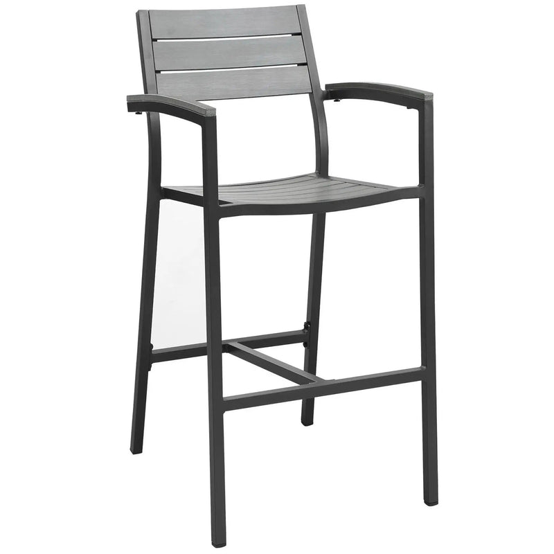Maine Outdoor Patio Bar Stool Set of 2 by Modway by HouseOfZazla