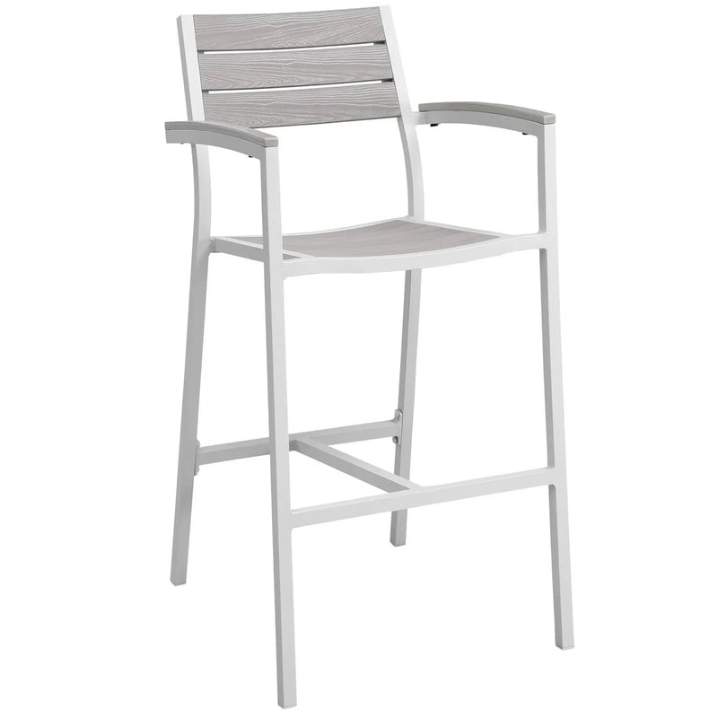 Maine Outdoor Patio Bar Stool Set of 2 by Modway by HouseOfZazla